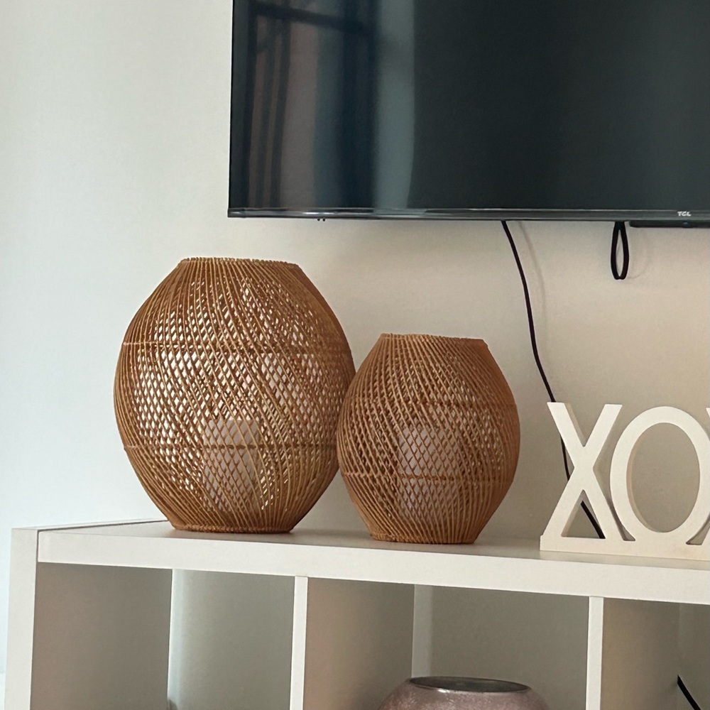 West Elm Hurricane Lanterns